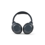 Casque sans fil à réduction active du bruit et microphone avec IA couleur gris foncé vue frontale