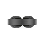 Casque sans fil en bambou, recharge USB-C et batterie de 8 h couleur noir cinquière vue