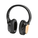 Casque sans fil en bambou, recharge USB-C et batterie de 8 h vue principale
