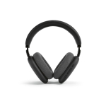 Casque sans fil à réduction de bruit avec microphone couleur noir vue frontale