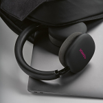 Casque sans fil à réduction de bruit avec microphone couleur noir