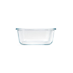 Boîte repas en verre et bambou avec couverts et bande élastique 800ml couleur transparent deuxième vue detaillée