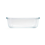 Boîte repas en verre et bambou avec couverts et bande élastique 800ml couleur transparent vue détaillée