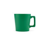 Mug en céramique à finition mate, coloris vifs au choix 220 ml couleur vert vue frontale