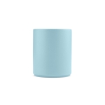 Mug en céramique à finition mate élégante sans anses 290 ml couleur bleu pastel vue frontale