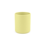 Mug en céramique à finition mate élégante sans anses 210 ml couleur jaune