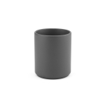 Mug en céramique à finition mate élégante sans anses 210 ml couleur gris foncé