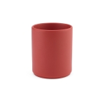 Mug en céramique à finition mate élégante sans anses 210 ml couleur rouge chiné