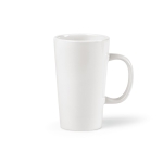 Mug en céramique à grande anse 270 ml couleur blanc