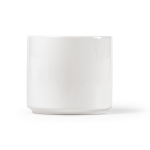 Mug en céramique à grande anse 400 ml couleur blanc deuxième vue frontale