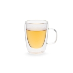 Tasse en verre borosilicaté double paroi 260 ml couleur transparent deuxième vue
