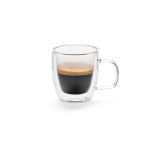 Tasse en verre borosilicaté double paroi 50 ml couleur transparent deuxième vue