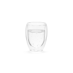 Tasse en verre borosilicate double paroi sans anses 300 ml couleur transparent deuxième vue