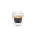 Tasse en verre borosilicaté double paroi sans anses 60 ml couleur transparent deuxième vue