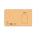 Carnet souple A5 à couverture en coton et pages à points