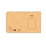 Carnet A5 à couverture en fibre de bananier avec espace pour la date et pages pointillées