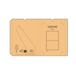 Carnet en liège avec fermeture élastique et marque-page A5 à pages pointillées