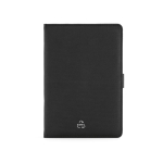 Carnet A5 à feuilles vierges avec étui éco et cadenas à code couleur noir vue arrière