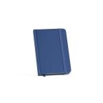 Carnet A6 à pages lignées et couverture rigide en papier recyclé couleur bleu roi