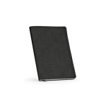 Carnet A5 à couverture souple en cuir synthétique écologique avec pages à points couleur noir deuxième vue