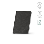 Carnet A5 à couverture souple en cuir synthétique écologique avec pages à points couleur noir