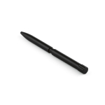 Stylo en aluminium recyclé à bouton-poussoir magnétique, encre noire couleur noir deuxième vue