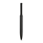 Stylo en aluminium recyclé et bambou à encre bleue Dokumental® couleur noir vue arrière
