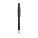 Stylo en aluminium recyclé avec mécanisme rotatif, encre noire couleur noir vue arrière