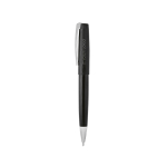 Stylo en aluminium recyclé avec mécanisme rotatif, encre noire vue principale