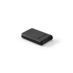 Batterie externe en plastique recyclé à charge rapide 6.000 mAh couleur noir deuxième vue