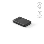 Batterie externe en plastique recyclé à charge rapide 6.000 mAh couleur noir