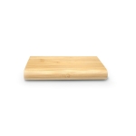 Batterie externe écologique en bambou avec port de type-C 10 000 mAh couleur naturel troisième vue