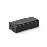 Batterie externe avec écran indicateur de batterie 30 000 mAh couleur noir deuxième vue