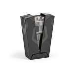 Batterie externe en plastique recyclé avec écran LED 20.000 mAh couleur noir cinquière vue