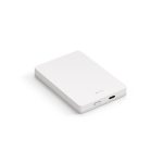 Batterie externe sans fil, coloris au choix 10 000 mAh couleur blanc