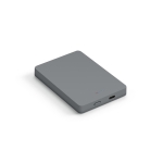 Batterie externe sans fil, coloris au choix 10 000 mAh couleur argenté