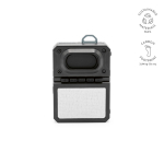 Enceinte sans fil recyclée avec caisson de basses intégré 3W couleur noir