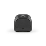 Enceinte portable en plastique recyclé avec basses puissantes 5W couleur noir troisième vue