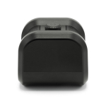 Enceinte portable en plastique recyclé avec basses puissantes 5W couleur noir vue arrière