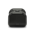 Enceinte portable en plastique recyclé avec basses puissantes 5W couleur noir