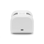 Enceinte portable en plastique recyclé avec basses puissantes 5W couleur blanc