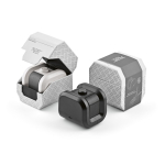 Enceinte portable en plastique recyclé avec basses puissantes 5W
