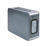Enceinte sans fil en plastique recyclé, portée de 15 m et 80 W couleur argenté deuxième vue