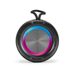 Enceinte sans fil en plastique recyclé avec protection IPX6 30W couleur noir quatrième vue