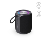 Enceinte sans fil en plastique recyclé avec protection IPX6 30W couleur noir