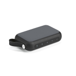 Enceinte sans fil en plastique recyclé avec grilles amovibles 10W couleur noir troisième vue