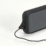 Enceinte sans fil en plastique recyclé avec grilles amovibles 10W couleur noir quatrième vue