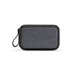 Enceinte sans fil en plastique recyclé avec grilles amovibles 10W couleur noir vue arrière