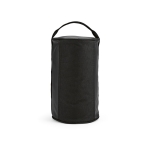 Vanity case publicitaire en polyester recyclé et RPET déperlant couleur noir vue arrière