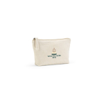 Trousse de toilette en coton recyclé avec compartiment principal 1,1L couleur naturel